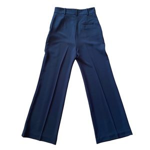 & OTHER STORIES Black Wide Press Crease Trouser Pants 8